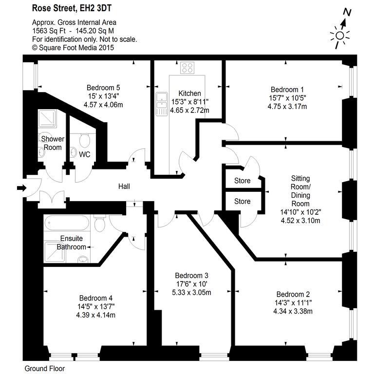 Rose Street Residence Edinburgh Oda fotoğraf